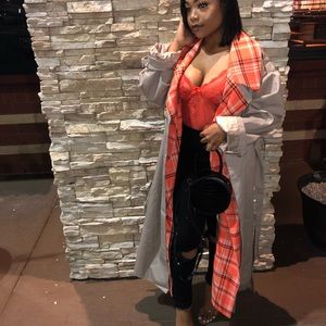 Hybrid Check Trench Coat 🔥